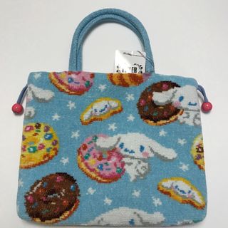 FEILER - フェイラー×サンリオ🍩シナモロール　手付き巾着　ドーナツ柄　シナモン