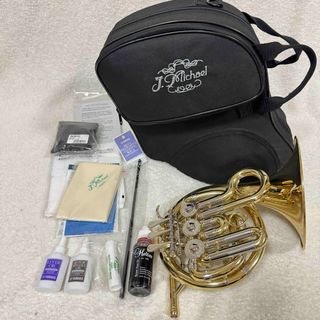 極美品　J.Michael マイケル　ピッコロ　ポケットホルン　PFH500(ホルン)