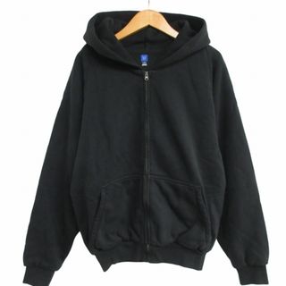 アザー(other)のYEEZY×GAP ダブルフェイスジップアップフーディー パーカー 黒 XS(パーカー)