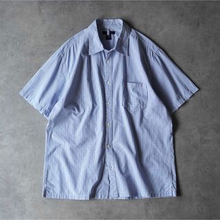 GAP - 00s OLD GAP チェックシャツ 半袖シャツ ブルー