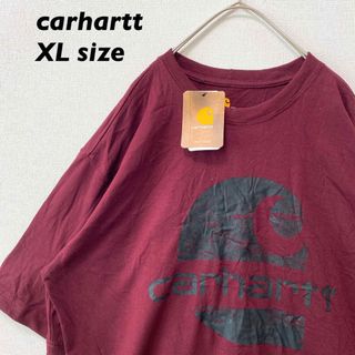 カーハート(carhartt)の日本未発売【新品タグ付き】カーハート　半袖Tシャツ　ビッグプリント　XL(Tシャツ/カットソー(半袖/袖なし))