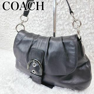 コーチ(COACH)のcoach コーチ ソーホー ショルダーバック レザー 黒(ショルダーバッグ)