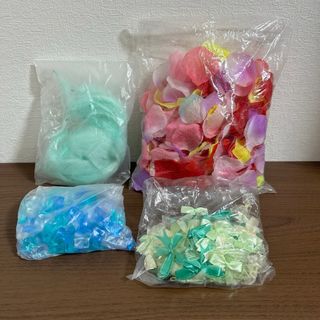 フラワーシャワー　お花　リボン　ストーン　フェザー　まとめ売り(その他)