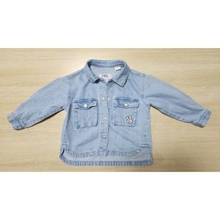 ザラ(ZARA)のZARA baby 2-3years 98㎝ ミニーマウスデニムジャケット(ジャケット/上着)