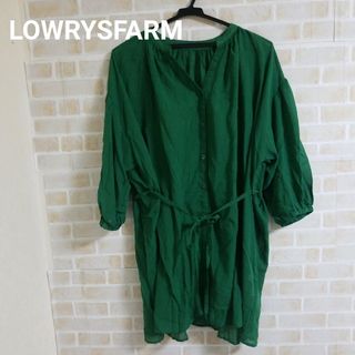 LOWRYS FARM - LOWRYSFARM ヨウリュウギャザーブラウス