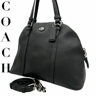 コーチ(COACH)の美品　COACH コーチ　s19 ハンドバッグ　f25671 ドーム型　2way(ハンドバッグ)