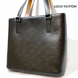 ルイヴィトン(LOUIS VUITTON)の【美品】LOUIS VUITTON モノグラムマット ストックトン M55112(トートバッグ)