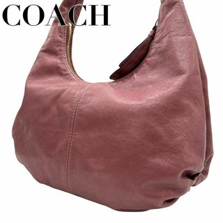 コーチ(COACH)のCOACH コーチs19 レザー　肩掛　14051 ワンショルダーバッグ　ピンク(ショルダーバッグ)