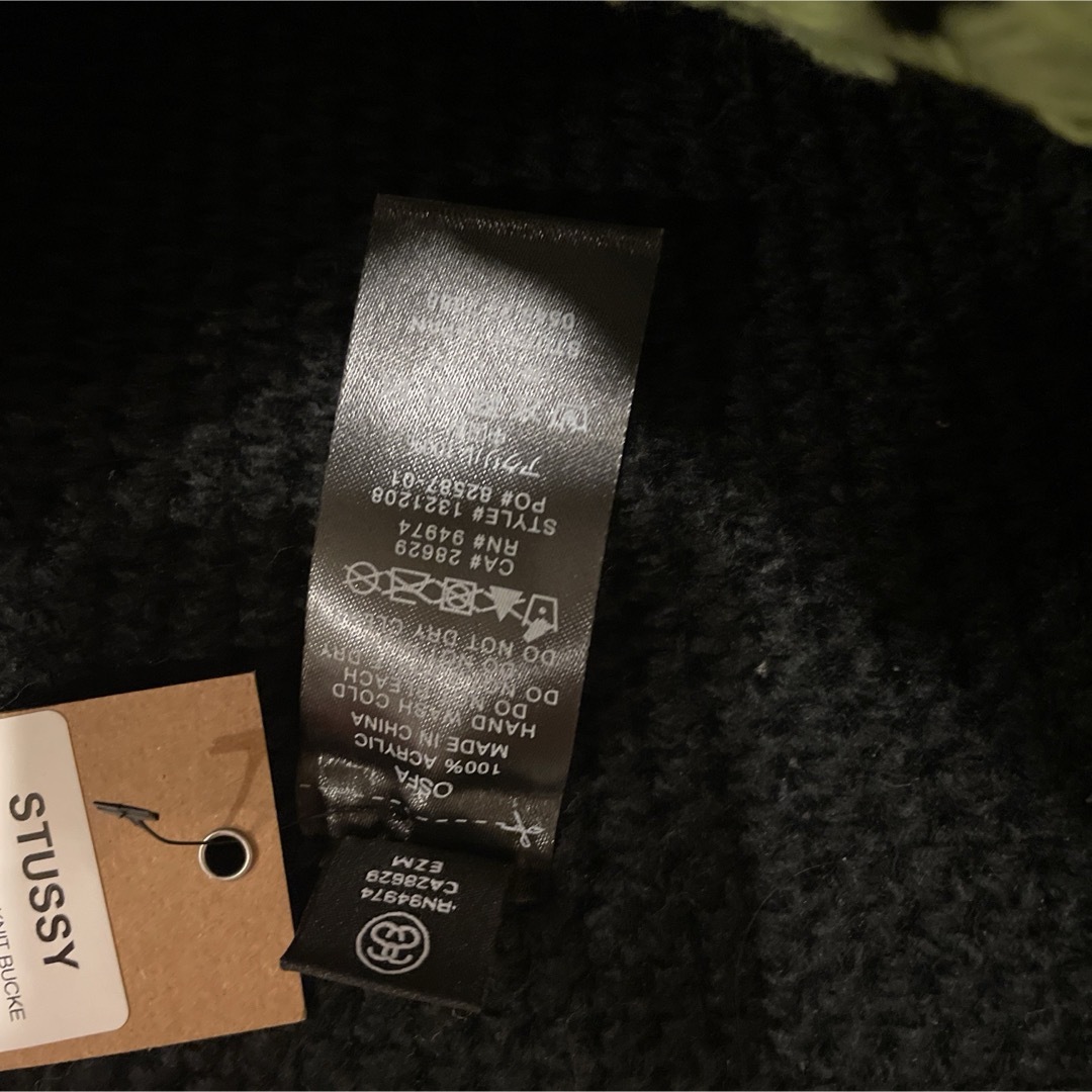 STUSSY - Stussy Bucket Hat Swirly S Knit バケットハットの STUSSY - Stussy Bucket Hat Swirly S Knit バケットハットの