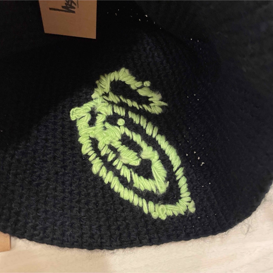 STUSSY - Stussy Bucket Hat Swirly S Knit バケットハットの STUSSY - Stussy Bucket Hat Swirly S Knit バケットハットの