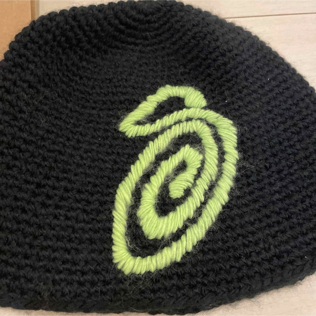 STUSSY - Stussy Bucket Hat Swirly S Knit バケットハットの STUSSY - Stussy Bucket Hat Swirly S Knit バケットハットの