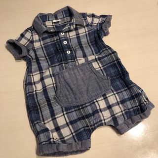 ギャップ(GAP)の美品　ギャップ　半袖ロンパース　GAP(シャツ/ブラウス(長袖/七分))