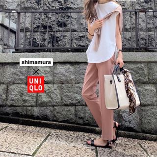 ユニクロ(UNIQLO)のスマートアンクルパンツ（2WAYストレッチ・スリムテーパード・丈長 め71cm）(カジュアルパンツ)