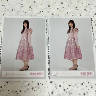 サクラザカフォーティシックス(櫻坂46)の櫻坂46 中嶋優月 生写真(アイドルグッズ)