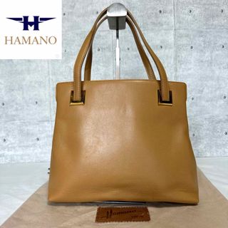 濱野皮革工藝/HAMANO - 【HAMANO】濱野皮革工藝 レゾン リッチイエロー ゴールド金具 ハンドバッグ