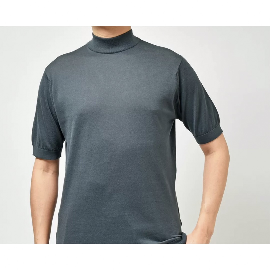 JOHN SMEDLEY ジョンスメドレー 30ゲージ モックネック ニット JOHN SMEDLEY ジョンスメドレー 30ゲージ モックネック ニット