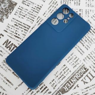 Galaxy S21 Ultra シリコンケース (6) サファイアブルー(Androidケース)