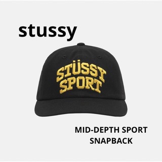 ステューシー(STUSSY)のStussy Mid-Depth Sport Snapback black(キャップ)