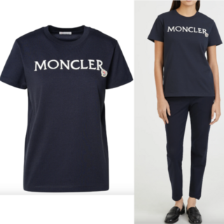 モンクレール(MONCLER)のMONCLER ロゴコットンシャツ(Tシャツ(半袖/袖なし))