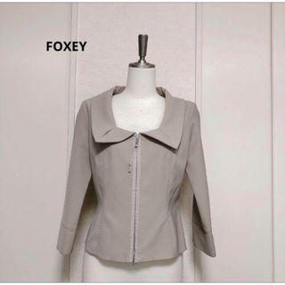 フォクシー(FOXEY)のFOXEY NEW YORK フォクシー　ジップ　ブルゾン　ジャケット(ブルゾン)