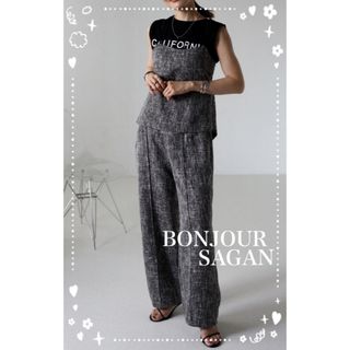 ボンジュールサガン(BONJOUR SAGAN)のBonjour sagan ツイードビスチェ×パンツセットアップ　CG(その他)