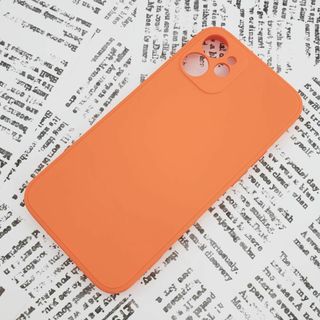 iPhone 12mini シリコンケース (12) オレンジ(iPhoneケース)