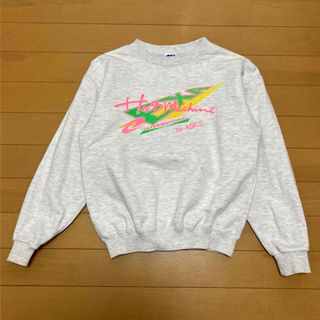 アシックス(asics)のトレーナー　ホワイト×グレー　アシックス　130(Tシャツ/カットソー)