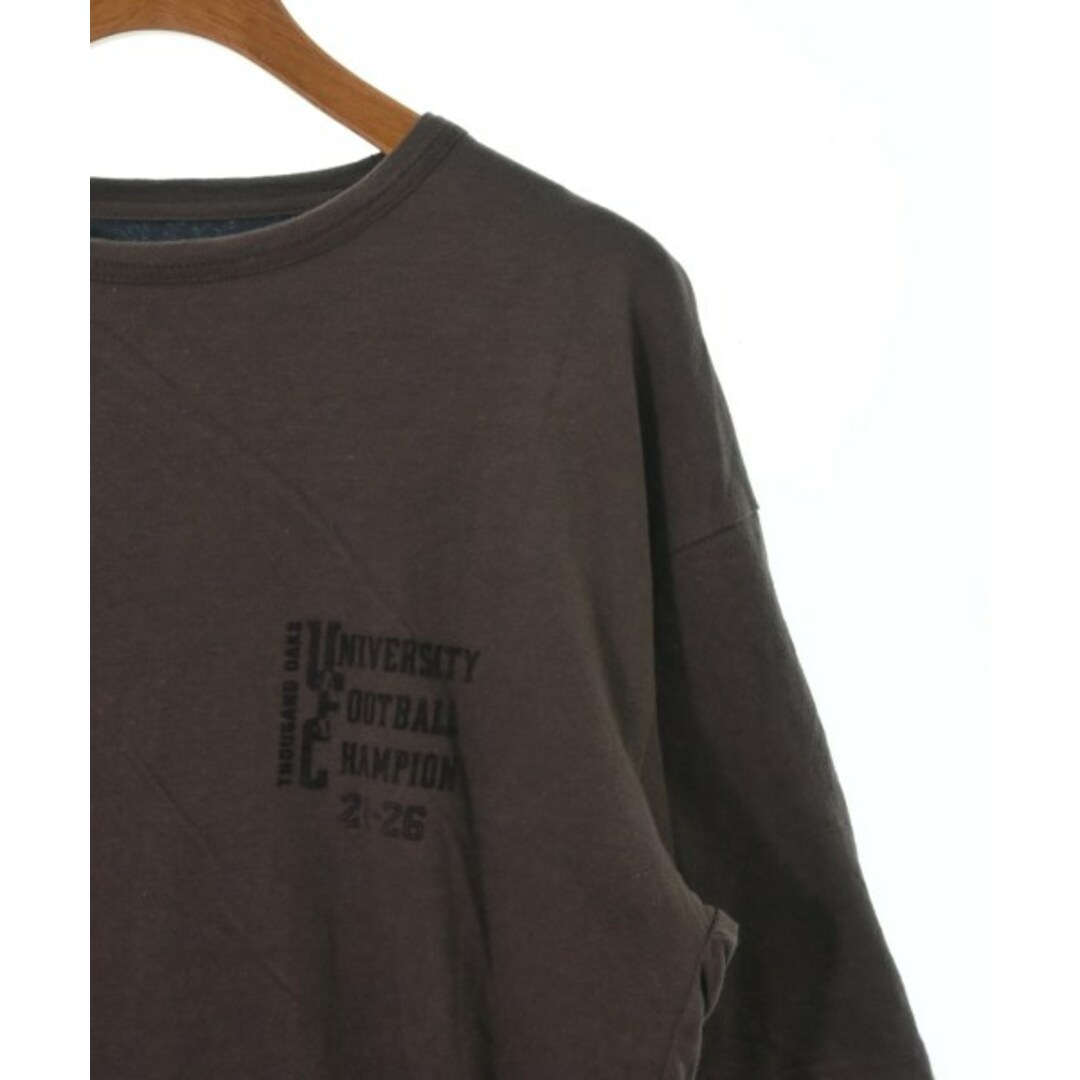 KBF(ケービーエフ)のKBF ケービーエフ Tシャツ・カットソー ONE 茶 【古着】【中古】 レディースのトップス(カットソー(半袖/袖なし))の商品写真