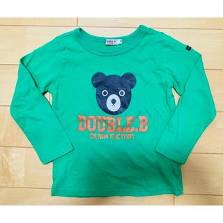 ダブルビー(DOUBLE.B)のダブルビー 110cm 長袖シャツ(Tシャツ/カットソー)