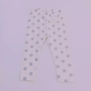 ベビーギャップ(babyGAP)のbabyGAP★新品★100★フル丈レギンス・シルバードット(パンツ/スパッツ)