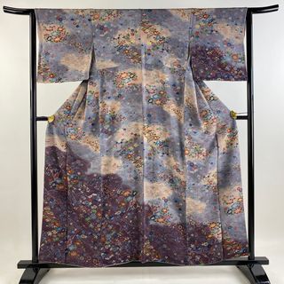 訪問着 身丈156cm 裄丈65cm 正絹 秀品 【中古】(着物)