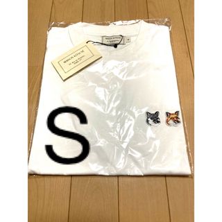 11 S メゾンキツネ　ダブルフォックス　半袖Tシャツ　白