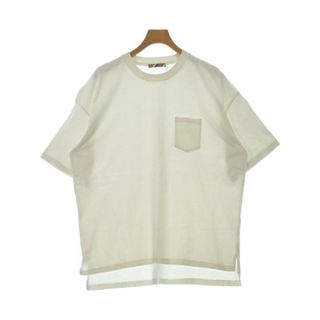 is-ness イズネス Tシャツ・カットソー -(M位) 白 【古着】【中古】