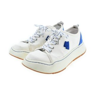 ADER error アーダーエラー スニーカー EU40(25cm位) 白x青 【古着】【中古】(スニーカー)