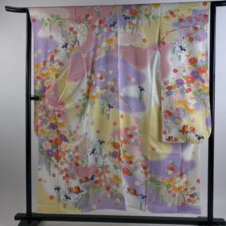 振袖 身丈152cm 裄丈65cm 正絹 美品 名品 【中古】(着物)