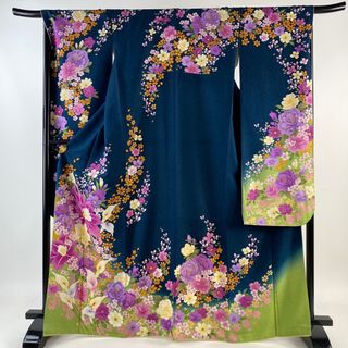 振袖 身丈167.5cm 裄丈68cm 正絹 美品 名品 【中古】(着物)