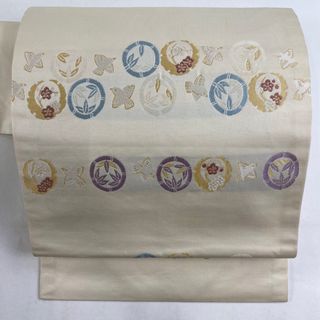 名古屋帯 秀品 正絹 【中古】(帯)