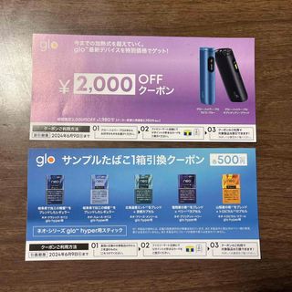 glo サンプルたばこ1箱引き換えクーポン　6/9まで(その他)