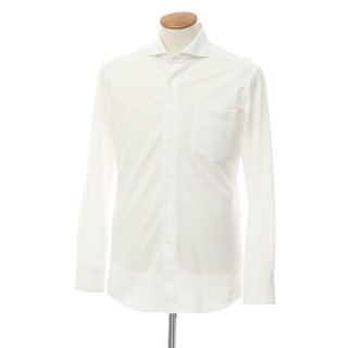 【中古】オンリー ONLY ポリエステルコットン ホリゾンタルカラー ドレスシャツ ホワイト【サイズ40/R】【メンズ】(シャツ)