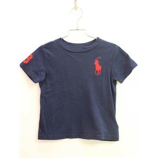 ラルフローレン(Ralph Lauren)の【夏物 新入荷!】『ラルフローレン/Ralph Lauren』100cm 半袖Tシャツ/半袖カットソー 紺×赤 【中古】子供服 キッズ kids 男の子 夏 tops 625042(Tシャツ/カットソー)