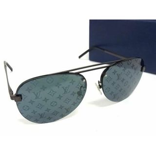 ルイヴィトン(LOUIS VUITTON)の■新品同様■ LOUIS VUITTON ルイヴィトン ZI019E 9QN 60□14 140 モノグラム サングラス メガネ 眼鏡 メンズ ブラック系 AW9122 (その他)