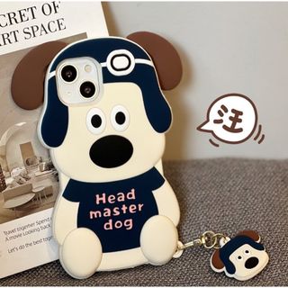 【新入荷】 iPhone15Pro スマホケース 犬 韓国 新品 ワンちゃん