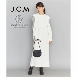 【新品未使用】J.C.M ユナイテッドアローズ サーマルスリーブジップワンピース(ロングワンピース/マキシワンピース)