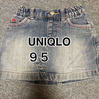 デニムスカート 女の子　95 UNIQLO ユニクロ(スカート)