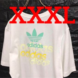 オリジナルス(Originals（adidas）)のアディダスオリジナルス★刺繍ロゴ★バックプリント☆Tシャツ XXXL(Tシャツ/カットソー(半袖/袖なし))