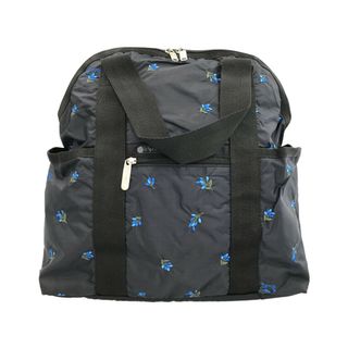 レスポートサック(LeSportsac)の美品 レスポートサック 花柄ナイロンリュック キャリーオンバッグ レディース(リュック/バックパック)