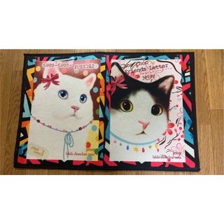 【限定品】猫　玄関　浴室　ねこ　ラグ　上品　40×60 キッチン　マット　　(その他)