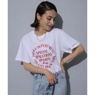 マイストラーダ(Mystrada)のArpege story POLICEDEPARTMENT半袖口ゴTシャツ(Tシャツ(半袖/袖なし))