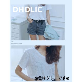 dholic - ディーホリック　ラウンドネックTシャツ　