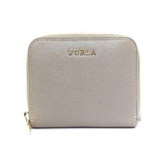 フルラ(Furla)のフルラ バビロン ラウンドジップ 二つ折り財布 コンパクトウォレット グレージュ(財布)